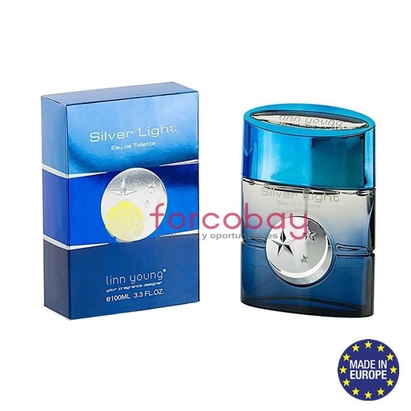 PERFUME DE HOMEM LINN YOUNG SILVER LIGHT 100 ml