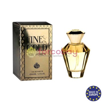 PERFUME DE MULHER REAL TIME FINE GOLD 100 ml