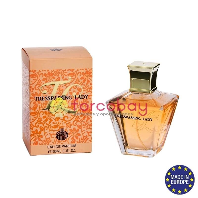 PERFUME DE MUJER REAL TIME TRESSPASSING LADY 100 ml