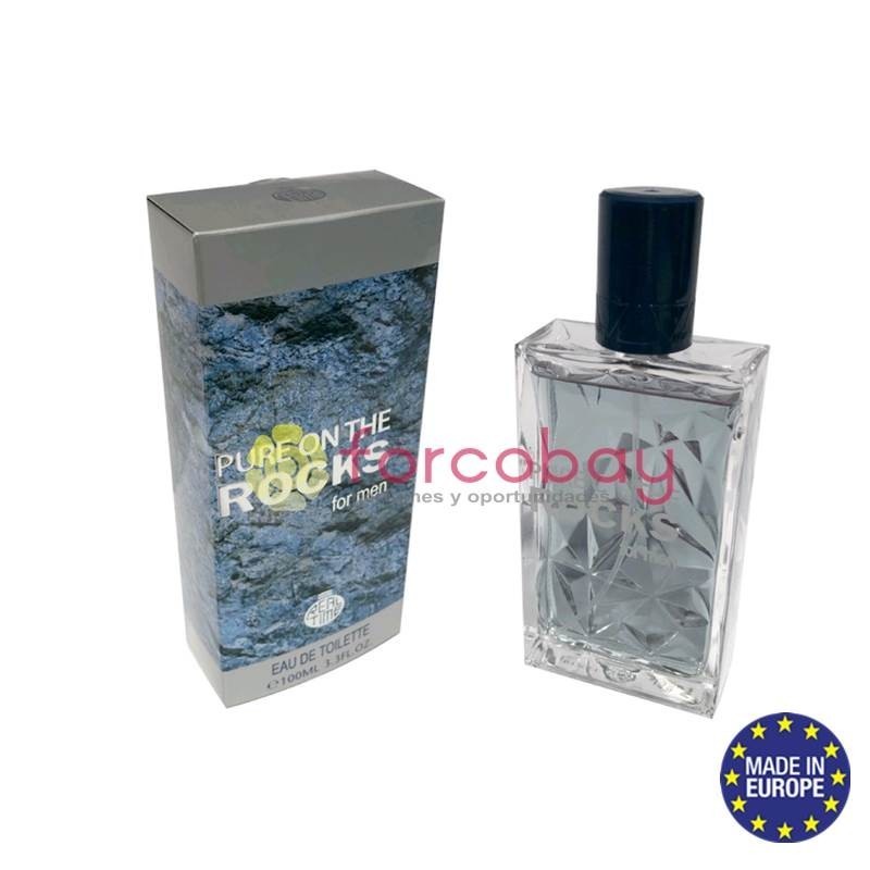 PERFUME DE HOMBRE REAL TIME PURE ON THE ROCKS 100 ml