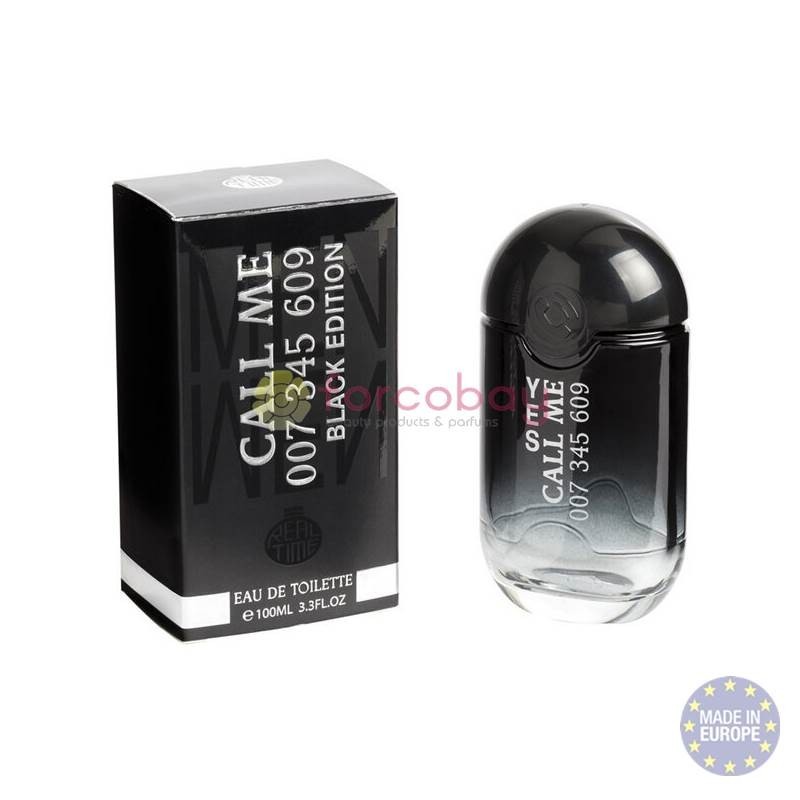 REAL TIME CALL ME BLACK EDITION EDT HOMME 100 ml