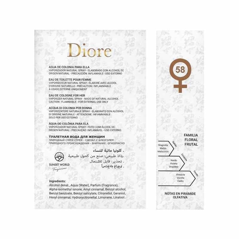 Sunset World DIORE Eau de Toilette fur Damen