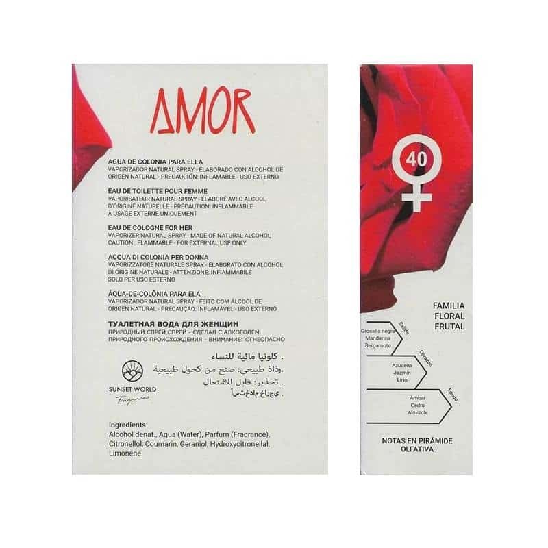 Sunset World AMOR Eau de Toilette para Mulher