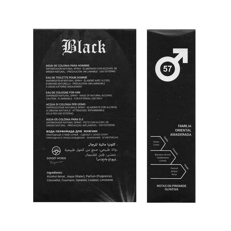 Sunset World BLACK Eau de Toilette para Hombre