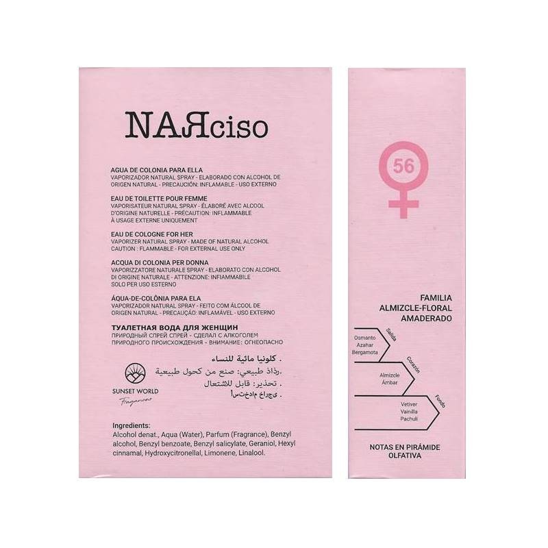 Sunset World NARCISO Eau de Toilette fur Damen