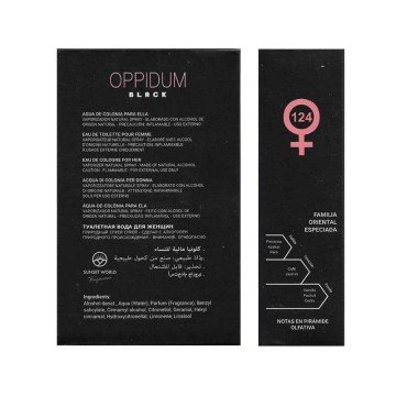 Sunset World OPPIDUM BLACK Eau de Toilette fur Damen