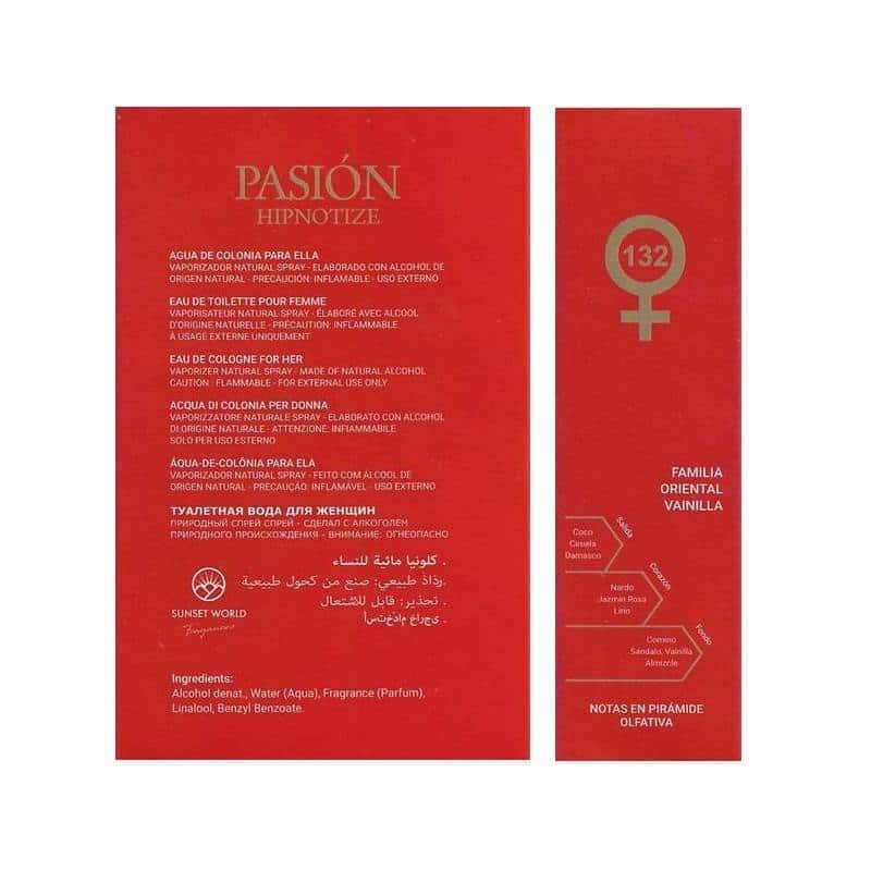 Sunset World PASION HIPNOTIZE Eau de Toilette pour Femme