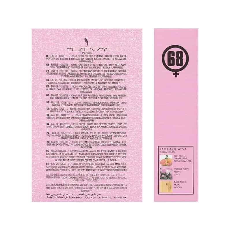 Yesensy REVERCE Eau de Toilette pour Femme