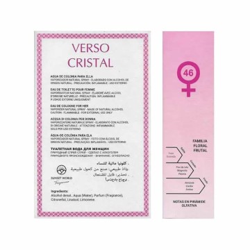 Sunset World VERSO CRISTAL Eau de Toilette para Mulher
