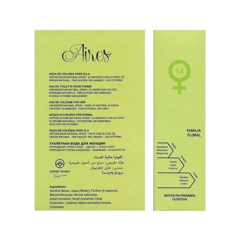 Sunset World AIRES Eau de Toilette pour Femme