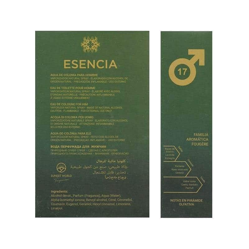 Sunset World ESENCIA Eau de Toilette per Uomo