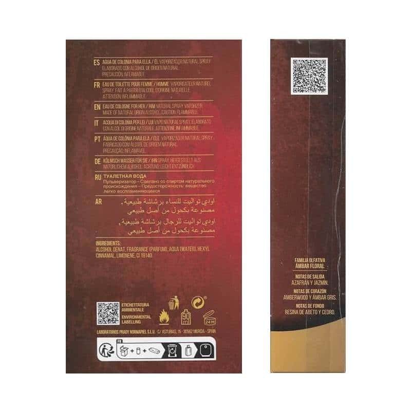 Prady BACHA ROUGE Eau de Toilette Mujer y Hombre