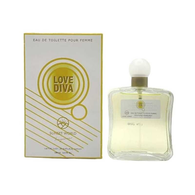 Sunset World LOVE DIVA Eau de Toilette Mulher
