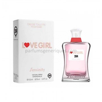 Sensinity LOVE GIRL Eau de Toilette Mujer