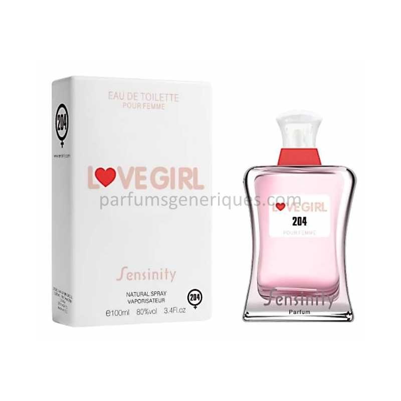 Sensinity LOVE GIRL Eau de Toilette Mujer