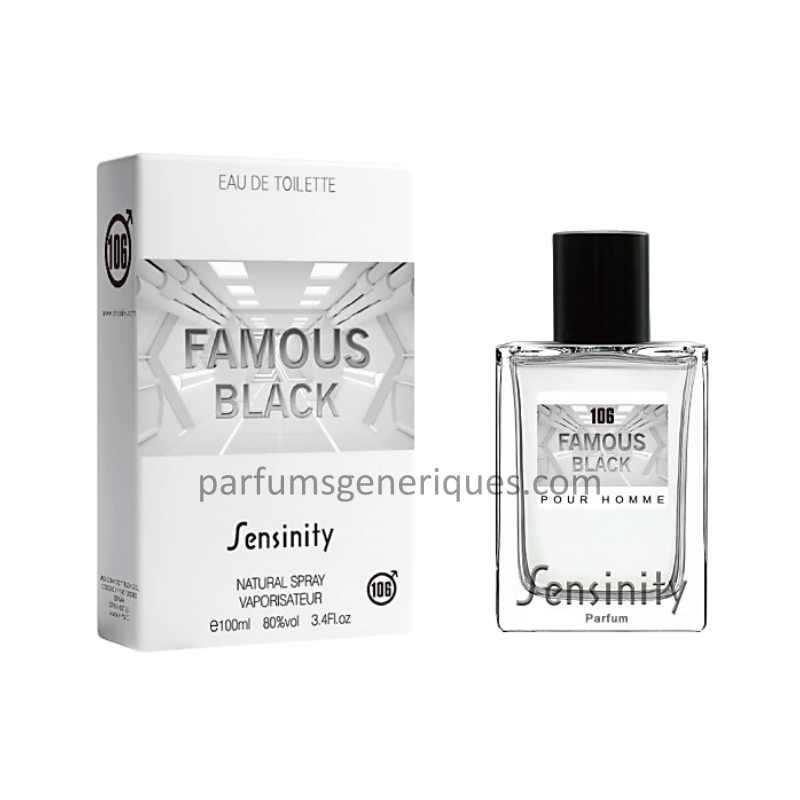 Sensinity FAMOUS BLACK Eau de Toilette Man