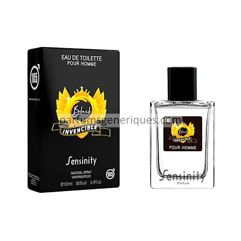 Sensinity BLACK INVENCIBLE Eau de Toilette Hombre
