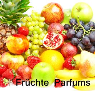 Düfte von Früchten und Aromen