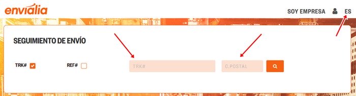 Tracking-Seite von ENVIALIA